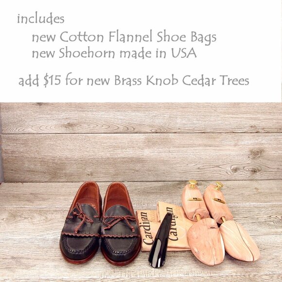 * NEW * $295 Allen Edmonds WOODSTOCK Loafer 7 D Black / Brown * add $15 Trees main image 8